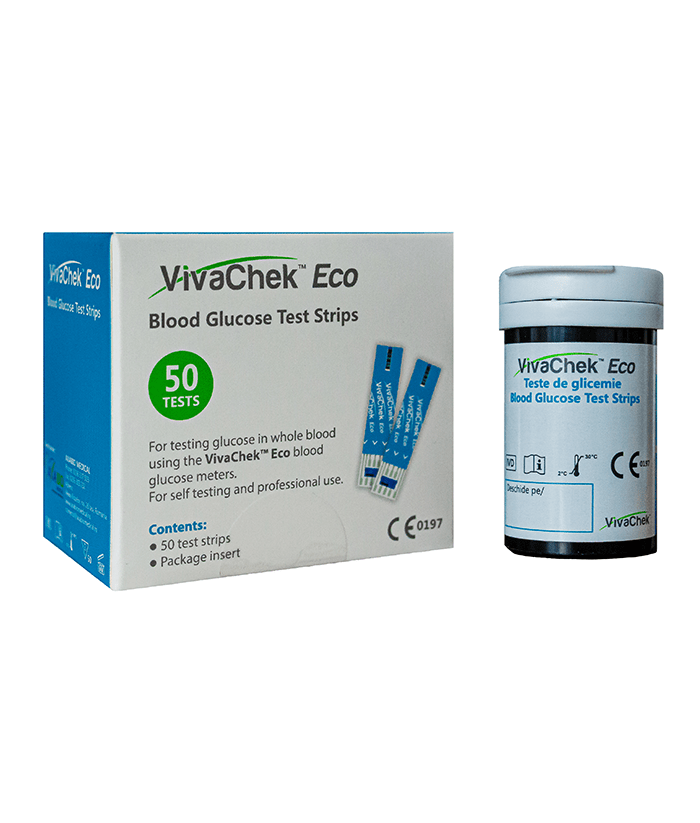 200 Teste Pentru Masurarea Glicemiei VivaChek Eco
